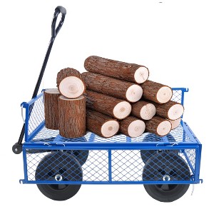 Tools cart Wagon Cart Garden cart trucks make it easier to transport firewood - 1 of 4