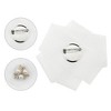 INSPIRE CHIC Women's Mesh Flower Brooch Pin Collar Bow Ties with Beads for Shirts - 3 of 4