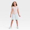 Girls' Short Sleeve Lace T-Shirt - art class™ - 3 of 3