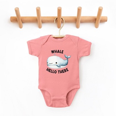The Juniper Shop Whale Hello There Baby Bodysuit