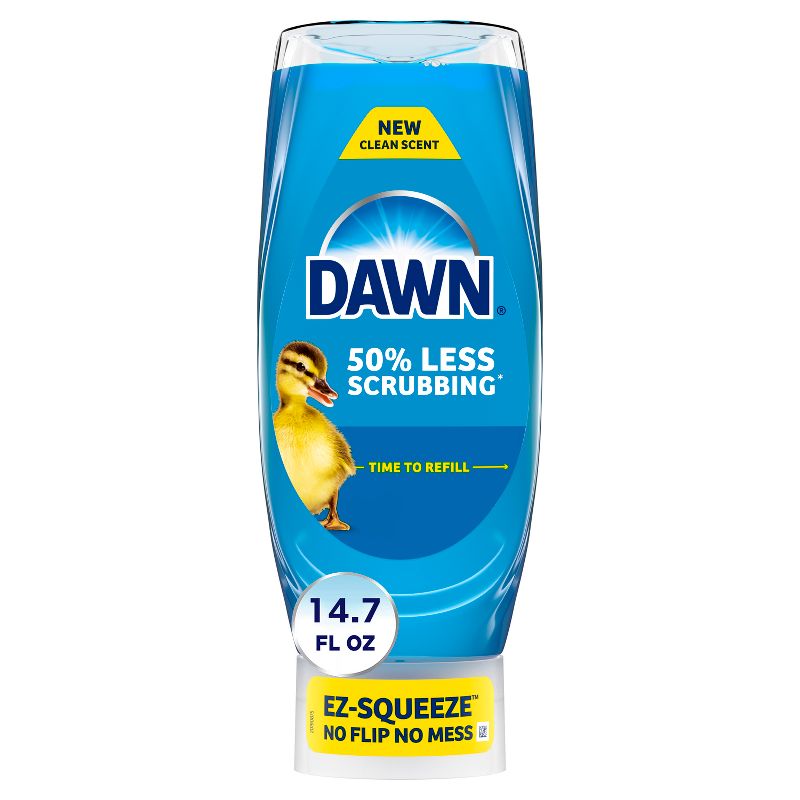 Dawn Ultra Clean Scent Ez-Squeeze Dishwashing Liquid Dish Soap - 14.7 fl oz, 1 of 19