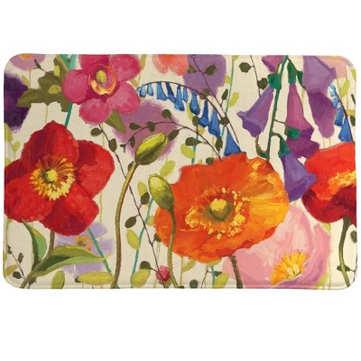 Laural Home Couleur Printemps 20"W x 30"L Memory Foam Rug
