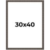 PosterPalooza | 30x40 Modern Bamboo Picture Frame, UV Acrylic, 5 Finishes - 2 of 4