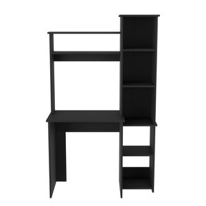 NicBex 38.7 Inch Computer Home Office Desk with 2 Superior Shelves and 5 Cubbies - 1 of 3
