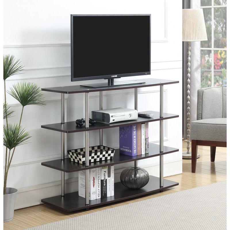 Designs2Go XL Highboy 4 Tier TV Stand for TVs up to 55" - Breighton Home, 3 of 9