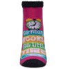 Memoi Women's I'm Totally Booked Non-Skid Low Cut Socks Pink 9-11 - 2 of 4