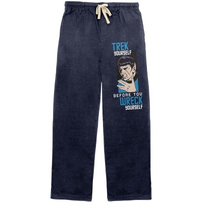 Star Trek Spock Trek Yourself Men's Navy Sleep Pajama Pants