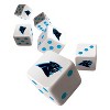 MasterPieces Officially Licensed NFL Carolina Panthers - 6 Piece D6 Gaming Dice Set Ages 6 and Up - 3 of 4