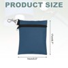 Unique Bargains Oxford Cloth Zipper Professional Golf Tee Pouch 5.5" x 6.7" - 2 of 4