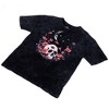 Women's Skull and Flowers Oversized Graphic T-Shirt - 4 of 4