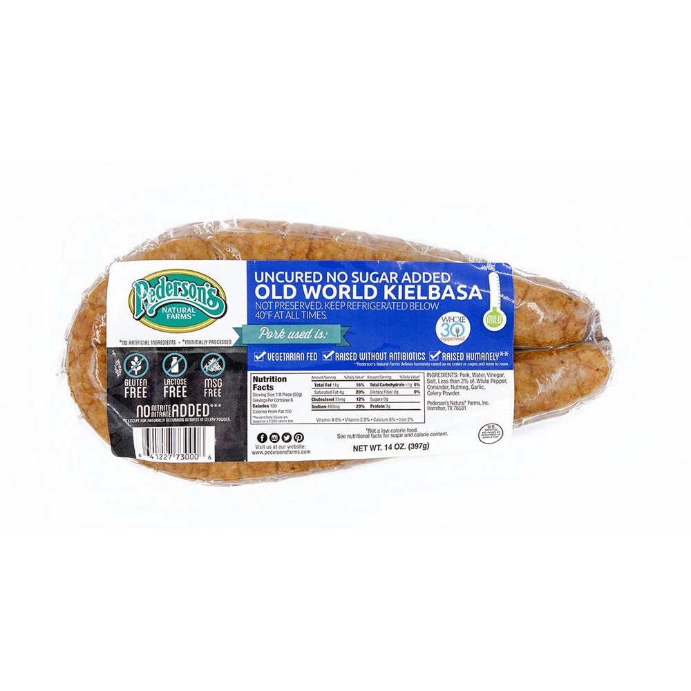 MILD NO SUGAR ADDED OLD WORLD UNCURED KIELBASA