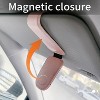 TruAIR Pink Magnetic Sunglasses Visor Holder (2-Pack) - 4 of 4