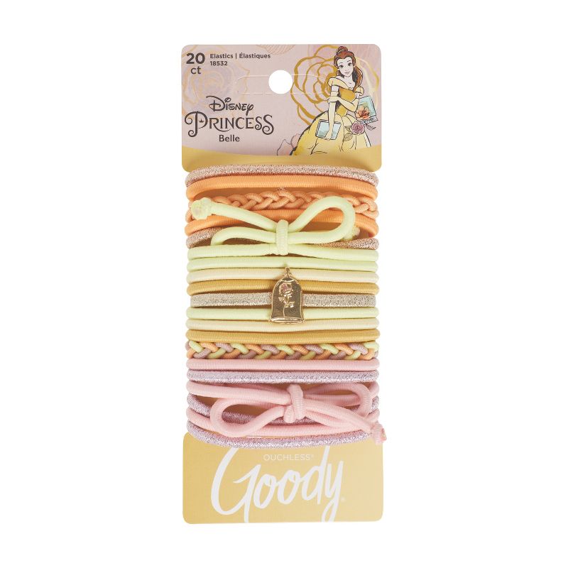 Goody Disney Princess Belle Bracelet Hair Elastics - 20ct, 1 of 5