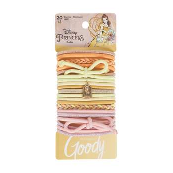 Goody Disney Princess Belle Bracelet Hair Elastics - 20ct