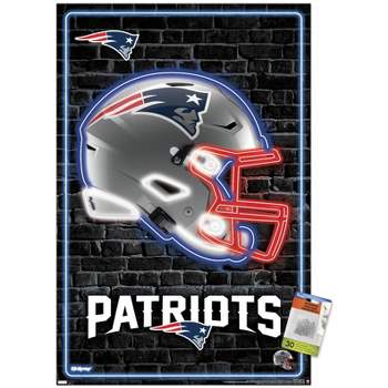 Trends International NFL New England Patriots - Logo 21 Wall Poster, 22.37  x 34.00, Unframed Version
