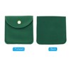 Unique Bargains Jewelry Pouches with Snap Button, Velvet Jewelry Pouches Portable Soft Storage - 3 of 4