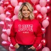 Simply Sage Market Women's Graphic Sweatshirt Love Vibes Varsity - 2 of 3
