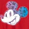 Men's - Disney - Mickey Floral Design Long Sleeve Graphic T-Shirt - 2 of 3
