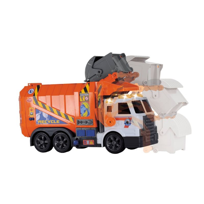 Dickie Toys Action Series 16 Inch Garbage Truck, 4 of 7