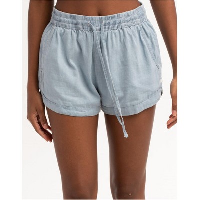 Hurley Womens Cindy Chambray Casual Walking Shorts