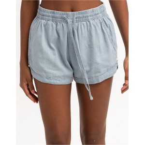 Hurley Womens Cindy Chambray Casual Walking Shorts - 1 of 3