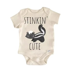 Skunk Stinker Animal Newborn Baby Onesie® Bodysuit GS1 - 1 of 4