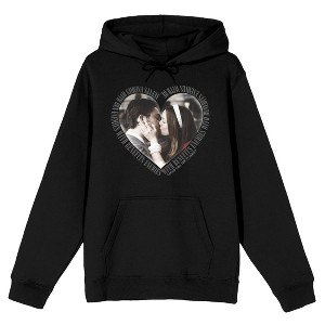 Gossip Girl Chuck and Blair Kiss Men's Black Sweatshirt - 1 of 1