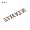 Unique Bargains Wood Miniature DIY Decorative Garden Fence 4.21 Inch 2 Pcs - 3 of 4
