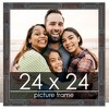 PosterPalooza | 24x24 Thin Bamboo Picture Frame, UV Acrylic, 2 Finishes - Gold and Brown - 2 of 4