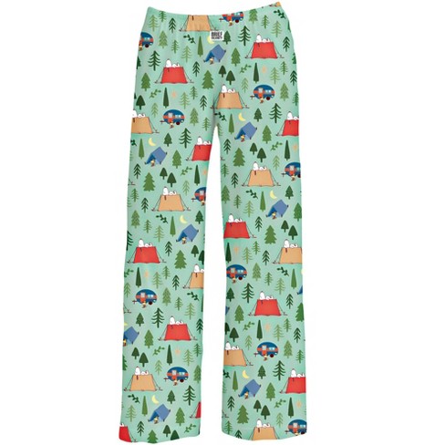 Collections Etc Snoopy Camp Out Elasticized Drawstring Waistband Lounge Pants - image 1 of 4