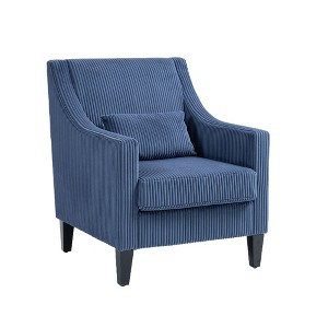 NicBex Corduroy Accent Chair Modern Comfy Upholstered Armchair with Wood Legs for Bedroom,Living Room - 1 of 4