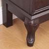 Sevobal Decorative Storage Cabinets, Cabinet with Doors and Spacious Drawer, adding a Classic Touch To Your Home, Brown 25.98*11.81*51.57 - 2 of 4