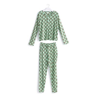 Vera Bradley Women's Outlet Cotton Henley Pajama Set