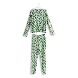 Vera Bradley Women's Outlet Cotton Henley Pajama Set - 1 of 3