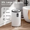 Towel Warmers for Bathroom 20L, Smart LCD Display Towel Warmer Bucket with 24H Preset Timer, Adjustable Temperature Modes, Fits 2 Oversized Towels - 3 of 4