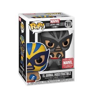 Funko Pop! Marvel Lucha Libre Edition: El Animal Indestructible (Gray) Marvel Collector Corps Vinyl Figure #711 - 1 of 1