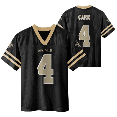 Nfl New Orleans Saints Boys Short Sleeve Derek Carr Jersey Target