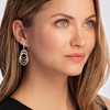 Ross-Simons 1.00 ct. t.w. Pave Diamond Oval-Link Drop Earrings - 2 of 4