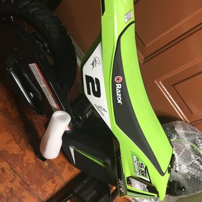 Razor Sx125 12v(100w) Mcgrath Dirt Electric Bike - Green : Target
