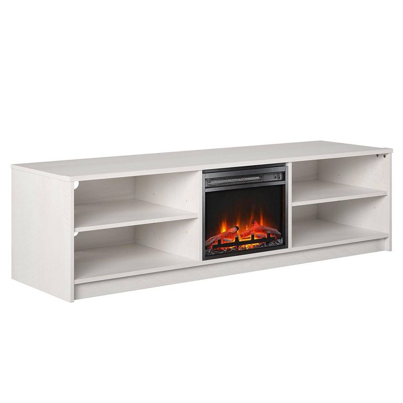 Newton Electric Fireplace Insert with 4 Shelves TV Stand for TVs up to 75" - Room & Joy, 5 of 10