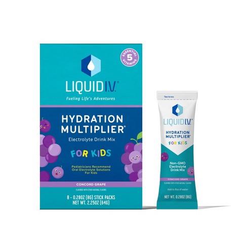 Liquid I.v. Hydration Multiplier Kids' Electrolyte Drink - Grape