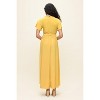 WEST K Women's Georgia Faux-Wrap Maxi Dress with High-Low Hem and Tie Waist - 3 of 4