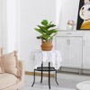 Artificial Fiddle Leaf Fig Plants 22''-39'' Fake Ficus Lyrata Plant , Perfect for Home Indoor Outdoor Office Modern Decor - 3 of 4