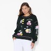 Women's Hello Kitty Halloween Graphic Sweatshirt - Black - 2 of 3