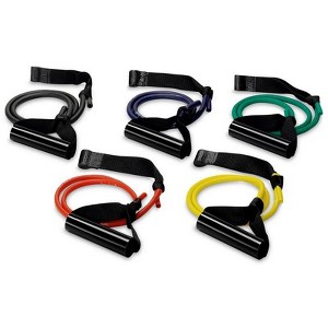 Exerband Bilateral Tubes Set – Resistance Tubing Exercise Equipment – Home Gym Workout Gear - 1 of 4