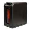 Lifesmart 3 Element 1500W Portable Electric Infrared Quartz Indoor Medium Room Space Heater, Black (2 Pack) - 2 of 4