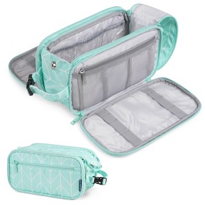 PAVILIA Toiletry Bag Women Men, Travel Toiletries Organizer Case, Essentials Shaving Dopp Kit, Cosmetic Make Up Accessories - 1 of 4