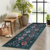 Area Rugs for Living Room Washable Neutral Geometric Low Pile Non-Slip Soft Print Pattern Rug Bedroom Dining Room - 3 of 4