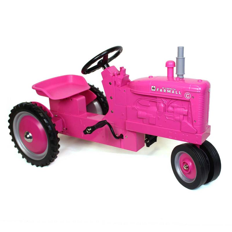PINK International Harvester Farmall C Narrow Front Stamped Steel Pedal Tractor by ERTL 44213, 2 of 4