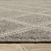 Captiv8e Designs Callan Tone on Tone Lattice Gray/Light Gray Area Rug - 4 of 4
